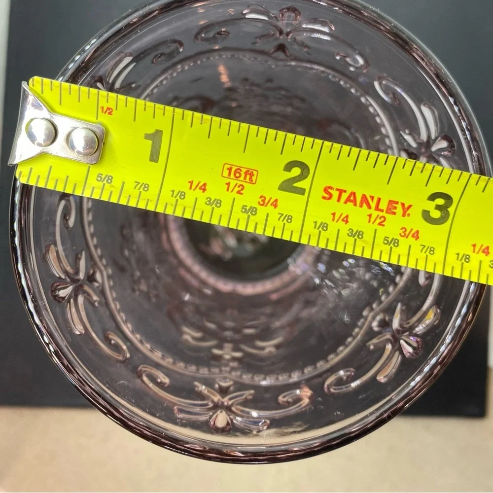 Pioneer Woman Embossed Glass Amelia/Tumbler, Rose 15.22 Oz - Picture 5 of 5